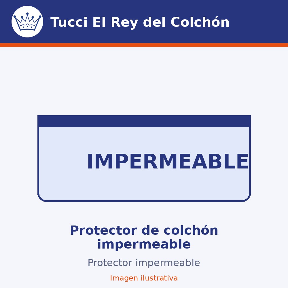 Protector de colchón impermeable