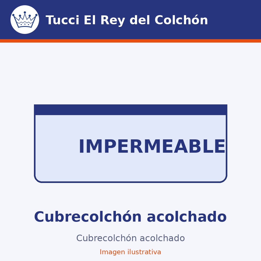 Cubrecolchón acolchado