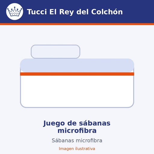 Juego de sábanas microfibra