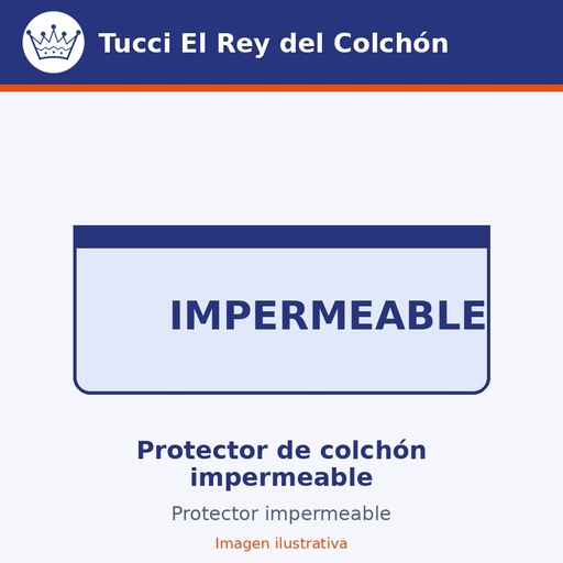 Protector de colchón impermeable