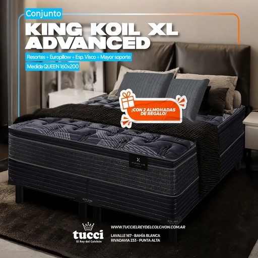 Conjunto sommier King Koil XL Advanced