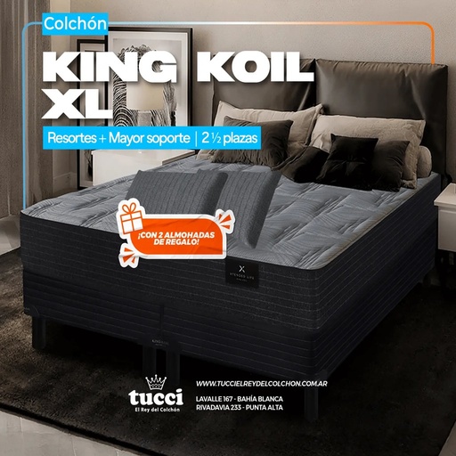 Conjunto sommier King Koil XL Extended Life