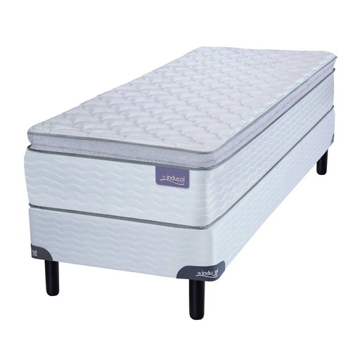 Conjunto sommier Inducol April con pillow