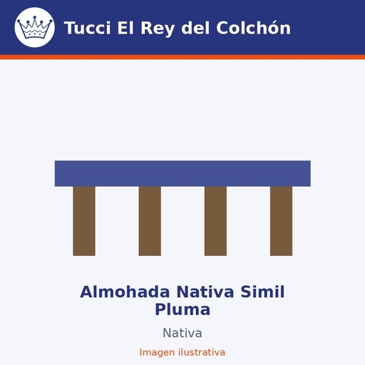 [SNBB5201] Almohada Nativa Simil Pluma